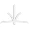 Ekena Millwork Davenport Architectural Grade PVC Gable Bracket, 72"W x 48"H x 4"D x 4"F, 16/12 Pitch GBP072X48X0404DAV00 - alternate 2